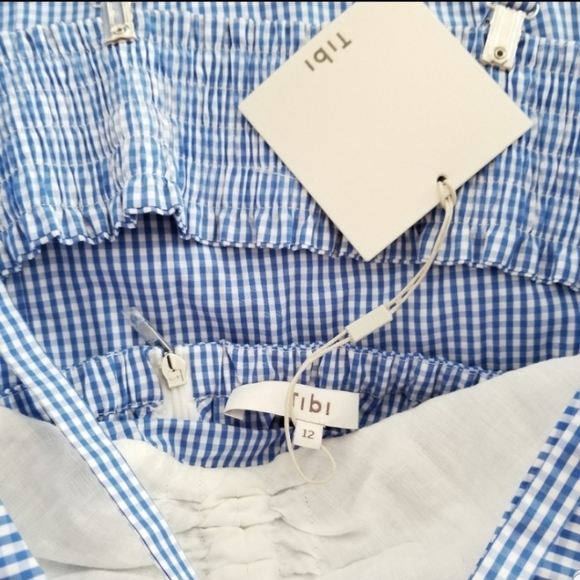 Tibi Maxi Baby Blue Open Back Dress Size 12 - Picture 4 of 7